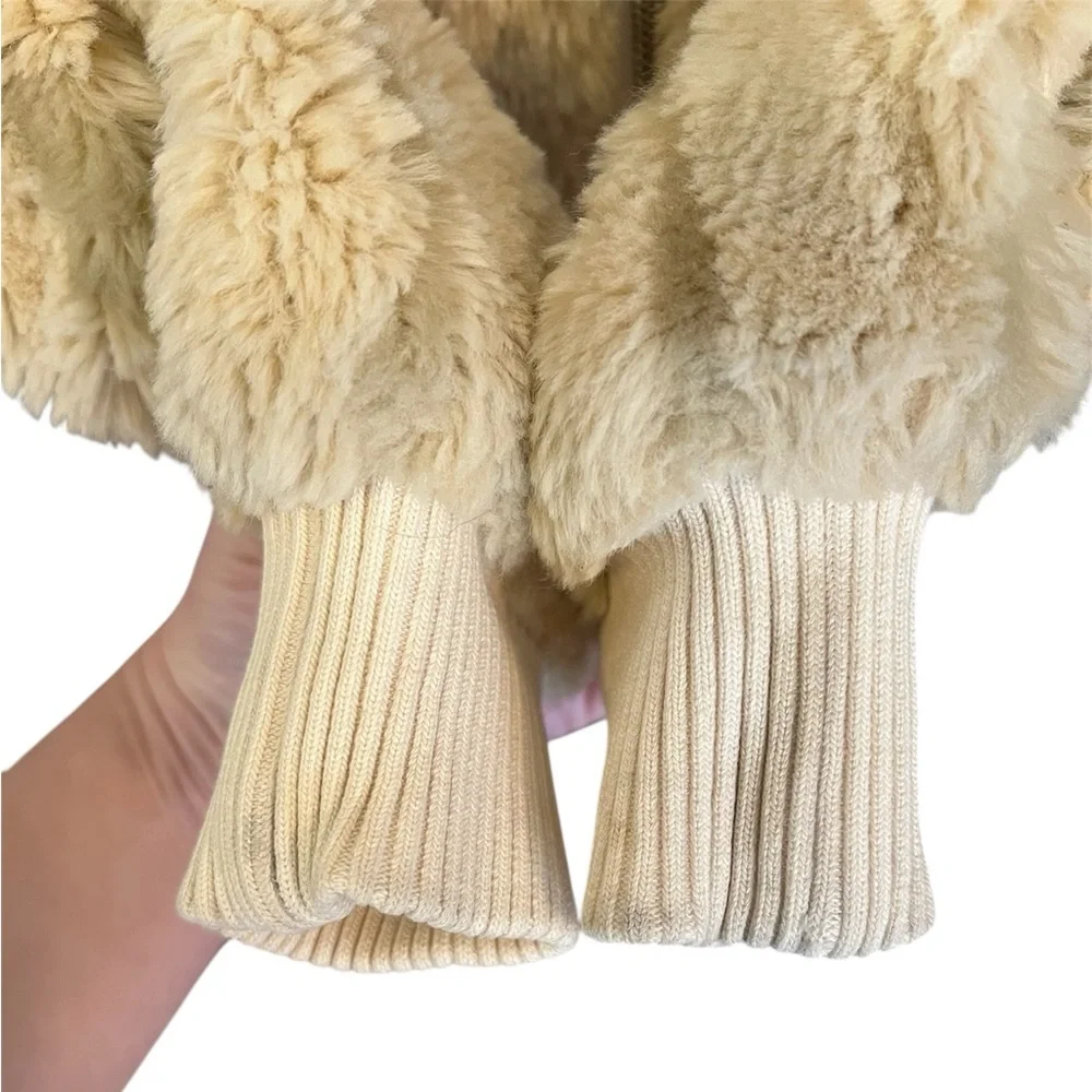 Vintage Juicy Couture Faux Fur Hoodie Coat ASO Lorelai Gilmore Girls - Picture 9 of 14